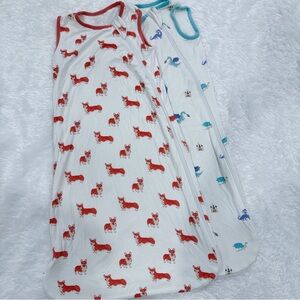 Kyte Baby sleep bags sacks 0.5 TOG corgi dragon size SMALL bundle set